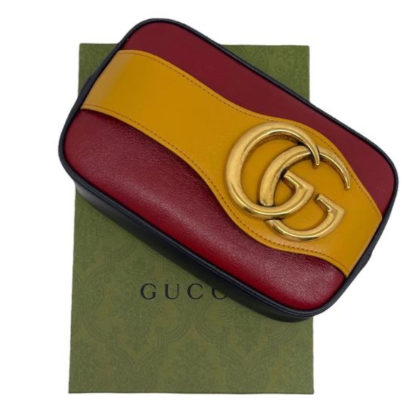 Gucci GG Marmont Cosmetic Case New Sakai Dahlia Pouch Clutch Wristlet - Picture 10 of 16